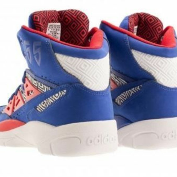 Adidas Men's Mutombo Multi Color Basketball Shoes Q33017 - Picture 3 of 7